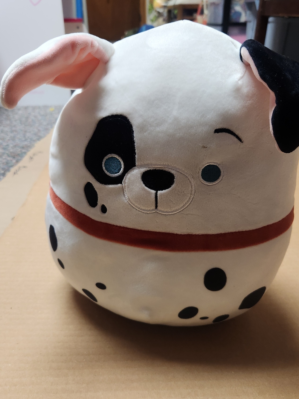 Squishmallows Disney Dalmatian Plush - White, Black, Pink, Red